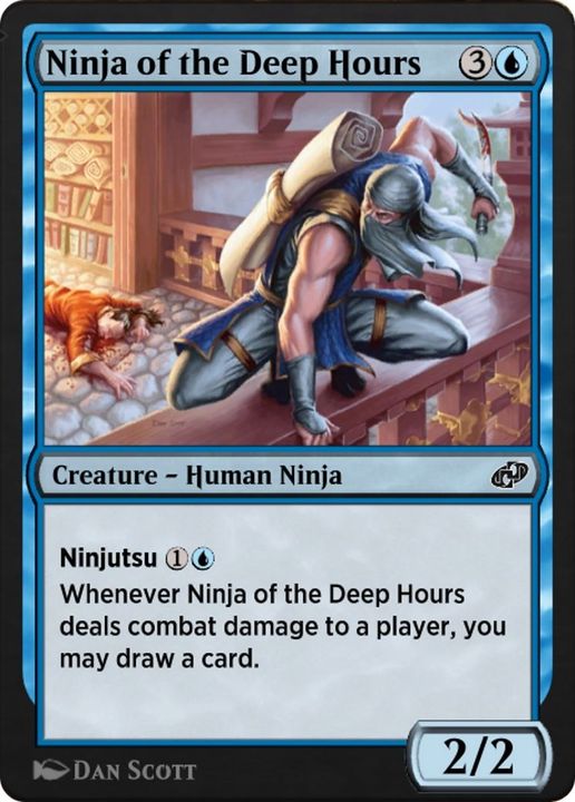 Ninja of the Deep Hours in the group Magic the Gathering / Types / Creatures / Human at Proxyprinters.com (7794)