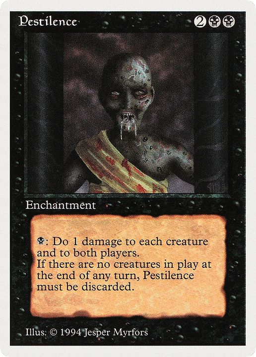 Pestilence in the group Magic the Gathering / Types / Enchantment / Enchantment at Proxyprinters.com (77960)