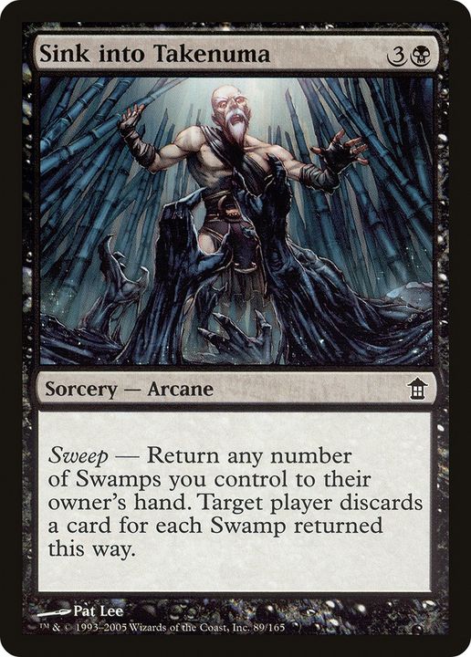 Sink into Takenuma in the group Magic the Gathering / Types / Colors / Black at Proxyprinters.com (77973)