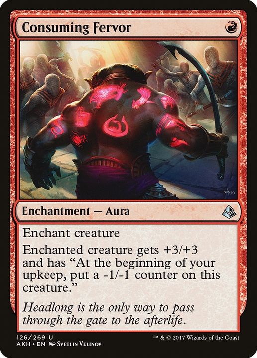 Consuming Fervor in the group Magic the Gathering / Types / Colors / Red at Proxyprinters.com (78002)