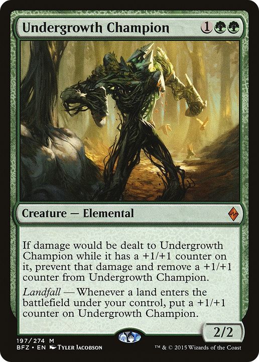 Undergrowth Champion in the group Magic the Gathering / Types / Colors / Green at Proxyprinters.com (78011)