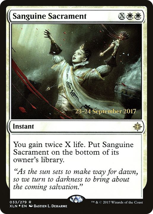 Sanguine Sacrament in the group Magic the Gathering / Sets / Ixalan Promos at Proxyprinters.com (78044)