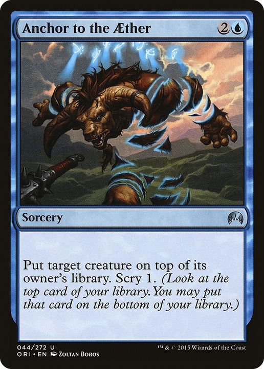 Anchor to the Aether in the group Magic the Gathering / Types / Colors / Blue at Proxyprinters.com (7805)