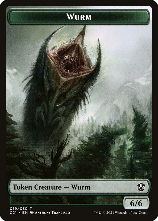 Wurm in the group Magic the Gathering / Types / Colors / Green at Proxyprinters.com (78058)