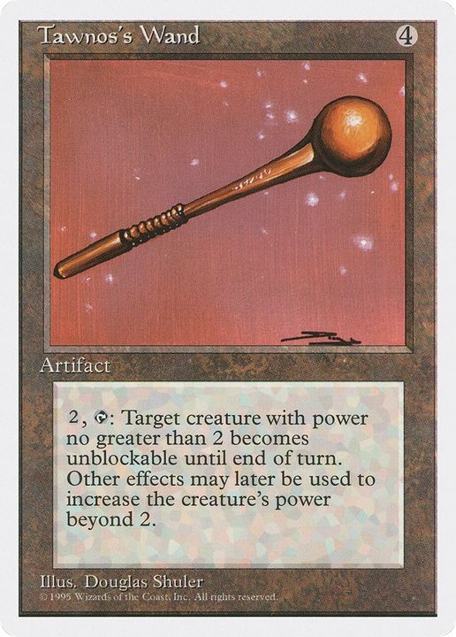 Tawnos's Wand in the group Magic the Gathering / Sets / Fourth Edition at Proxyprinters.com (78079)