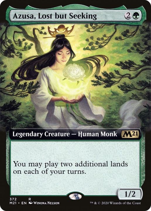 Azusa, Lost but Seeking in the group Magic the Gathering / Types / Creatures / Human at Proxyprinters.com (7808)