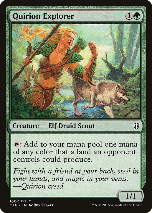 Quirion Explorer in the group Magic the Gathering / Types / Colors / Green at Proxyprinters.com (78090)