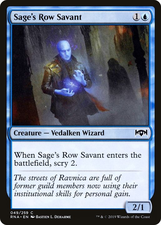 Sage's Row Savant in the group Magic the Gathering / Types / Creatures / Wizard at Proxyprinters.com (78098)