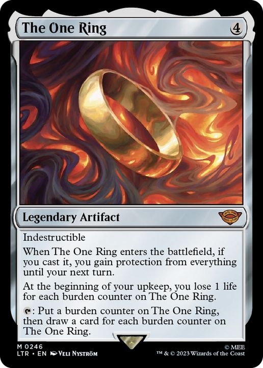 The One Ring in the group Magic the Gathering / Types / Artifacts / Legendary Artifact at Proxyprinters.com (78118)