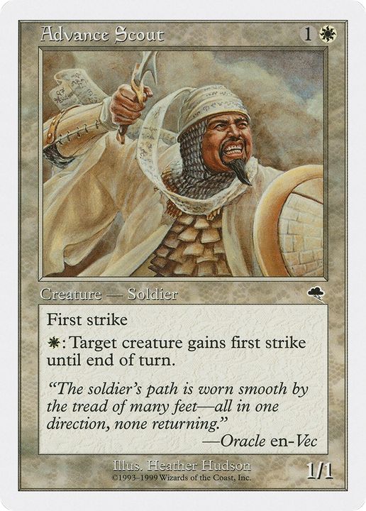 Advance Scout in the group Magic the Gathering / Types / Colors / White at Proxyprinters.com (78125)