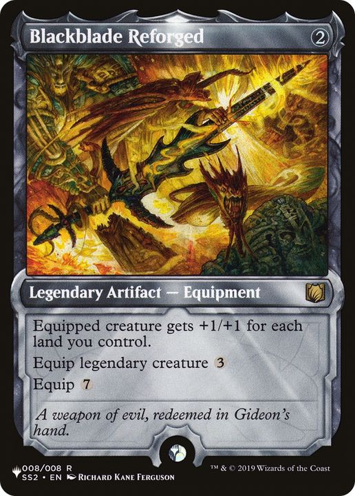 Blackblade Reforged in the group Magic the Gathering / Types / Artifacts / Legendary Artifact at Proxyprinters.com (78129)