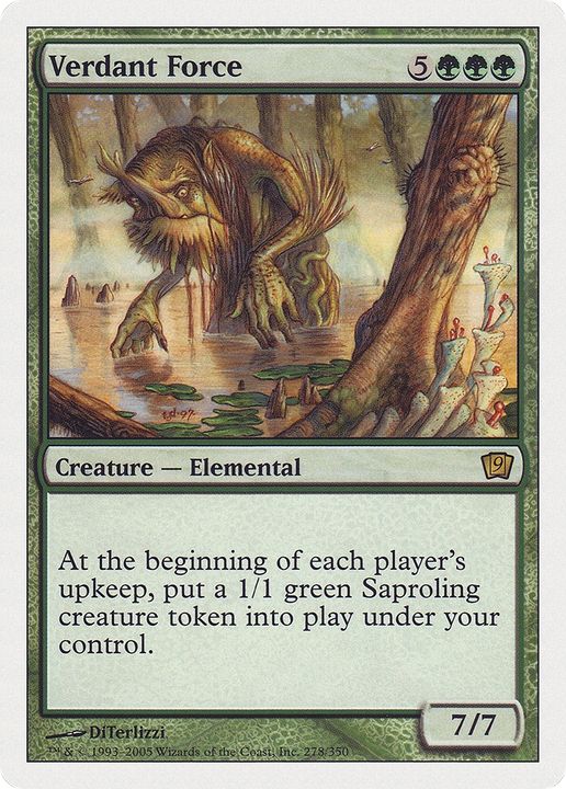 Verdant Force in the group Magic the Gathering / Types / Colors / Green at Proxyprinters.com (78159)