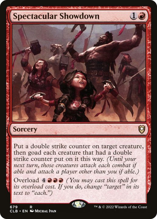 Spectacular Showdown in the group Magic the Gathering / Types / Colors / Red at Proxyprinters.com (78175)