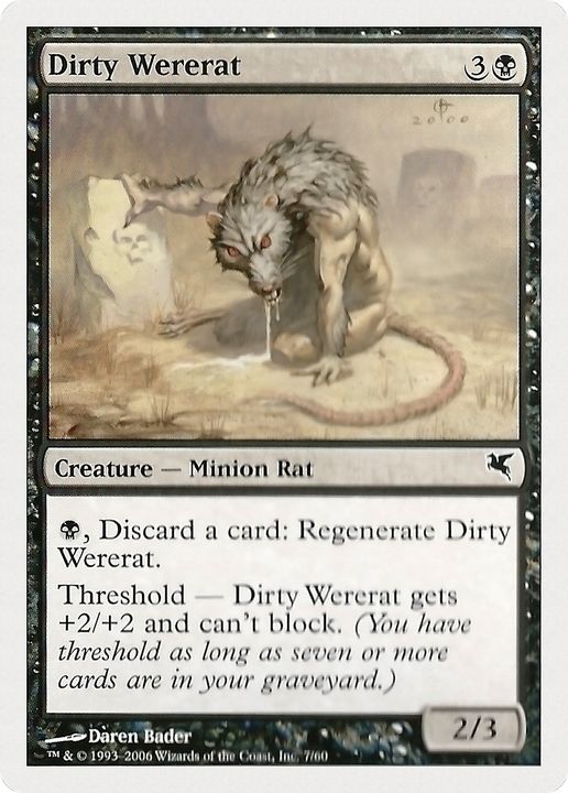 Dirty Wererat in the group Magic the Gathering / Singles at Proxyprinters.com (78184)