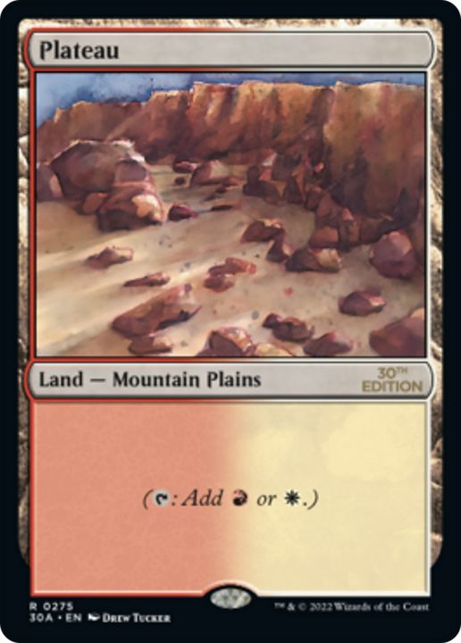 Plateau in the group Magic the Gathering / Types / Land / Mountain at Proxyprinters.com (78190)