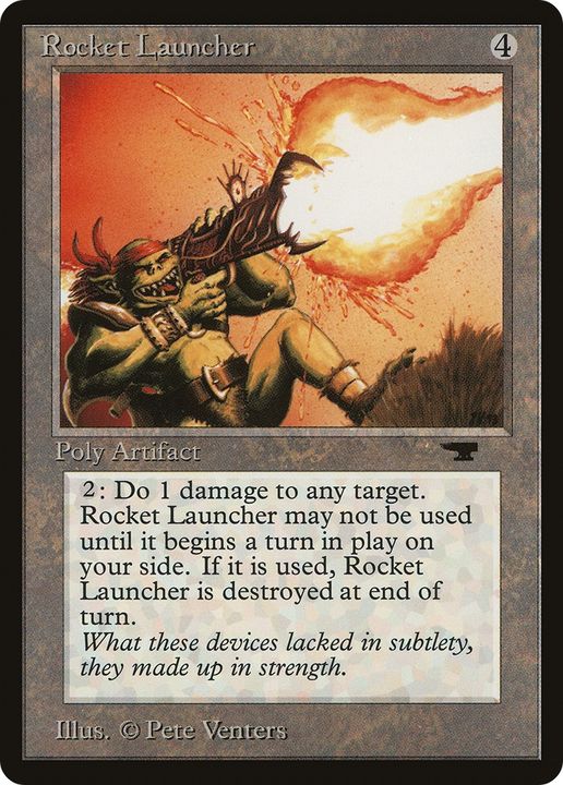 Rocket Launcher in the group Magic the Gathering / Types / Artifacts / Artifact at Proxyprinters.com (78191)