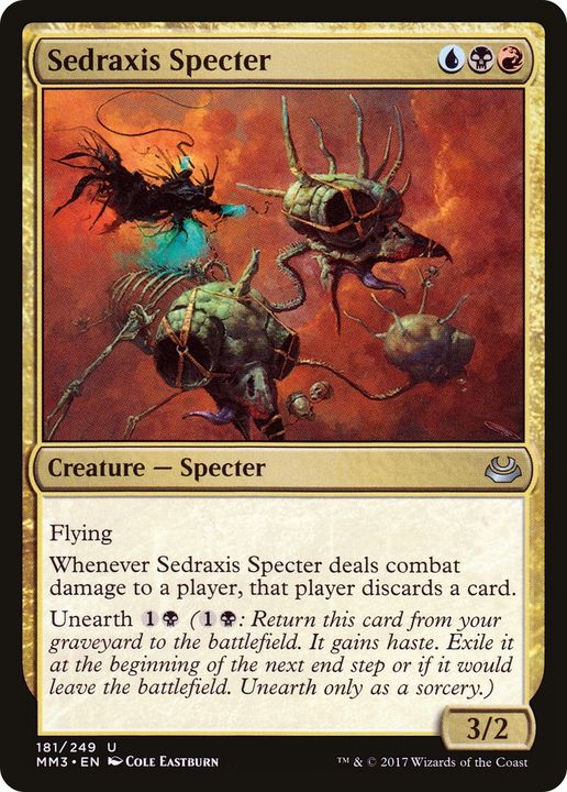 Sedraxis Specter in the group Magic the Gathering / Types / Colors / Multicolors / B, R, U at Proxyprinters.com (78204)