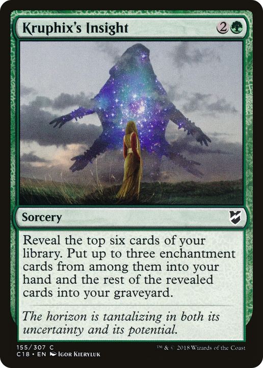 Kruphix's Insight in the group Magic the Gathering / Types / Colors / Green at Proxyprinters.com (78232)