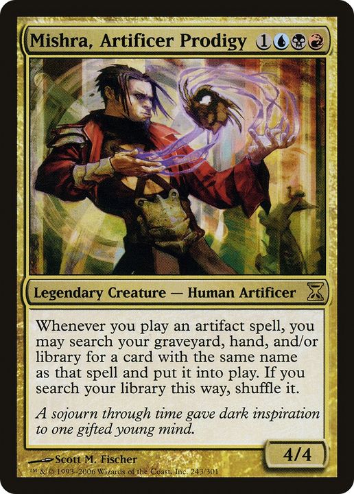 Mishra, Artificer Prodigy in the group Magic the Gathering / Types / Colors / Multicolors / B, R, U at Proxyprinters.com (78246)