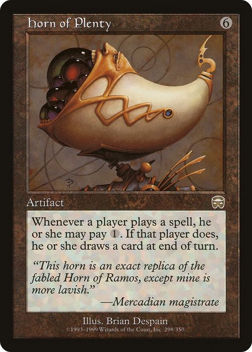 Horn of Plenty in the group Magic the Gathering / Types / Artifacts / Artifact at Proxyprinters.com (78251)