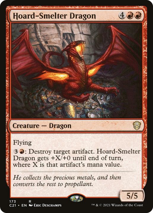 Hoard-Smelter Dragon in the group Magic the Gathering / Types / Colors / Red at Proxyprinters.com (78269)