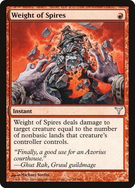 Weight of Spires in the group Magic the Gathering / Types / Colors / Red at Proxyprinters.com (78293)