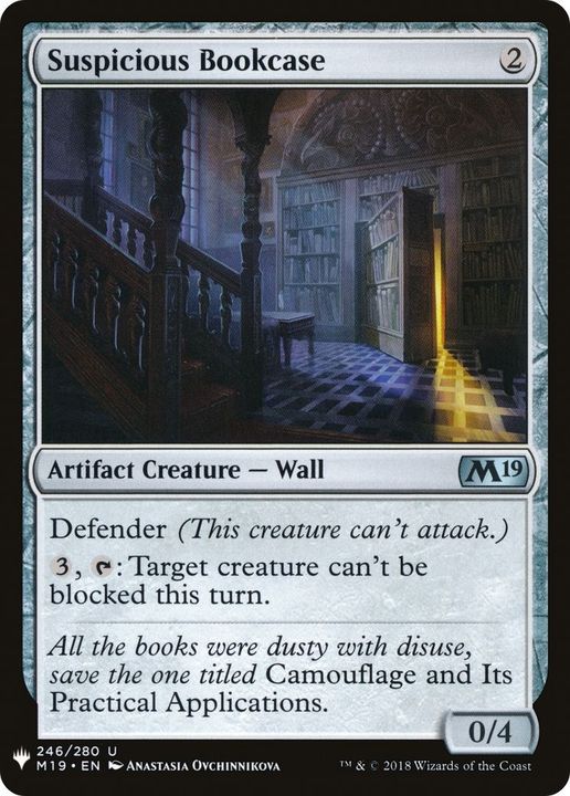 Suspicious Bookcase in the group Magic the Gathering / Types / Colors / Colorless at Proxyprinters.com (783)