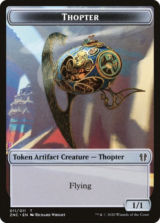 Thopter in the group Magic the Gathering / Sets / Zendikar Rising Commander Tokens at Proxyprinters.com (78333)