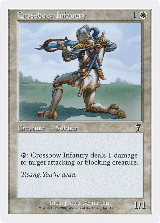 Crossbow Infantry in the group Magic the Gathering / Types / Colors / White at Proxyprinters.com (78348)