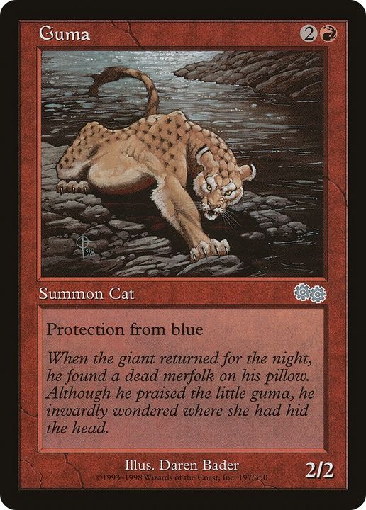 Guma in the group Magic the Gathering / Types / Colors / Red at Proxyprinters.com (78358)