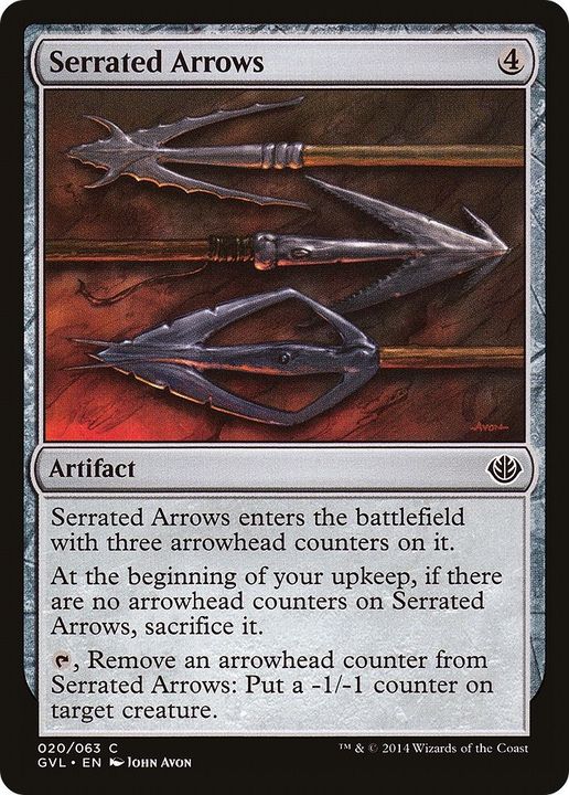 Serrated Arrows in the group Magic the Gathering / Types / Artifacts / Artifact at Proxyprinters.com (7836)