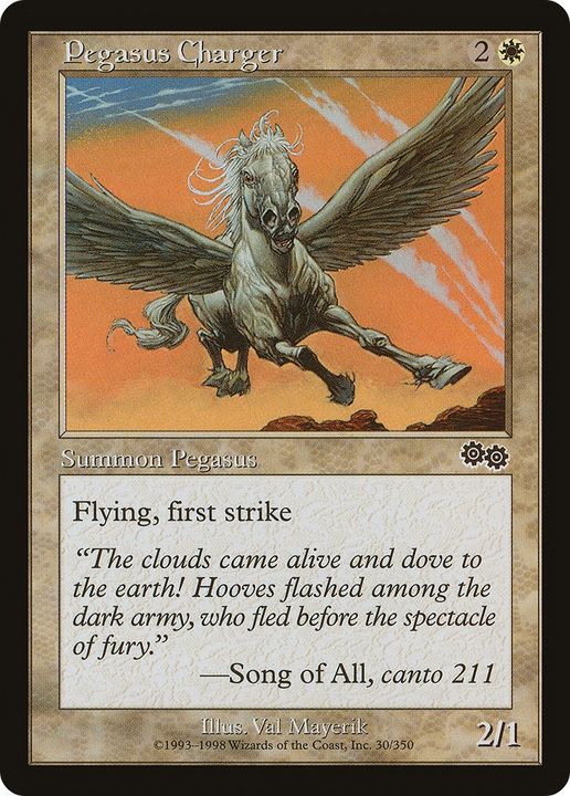 Pegasus Charger in the group Magic the Gathering / Types / Colors / White at Proxyprinters.com (78366)