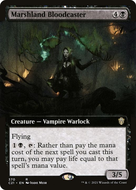 Marshland Bloodcaster in the group Magic the Gathering / Types / Colors / Black at Proxyprinters.com (78367)