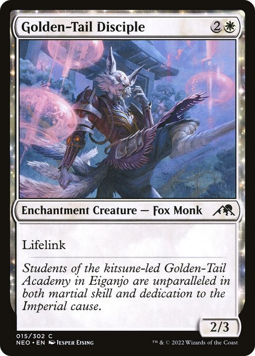 Golden-Tail Disciple in the group Magic the Gathering / Types / Colors / White at Proxyprinters.com (78375)