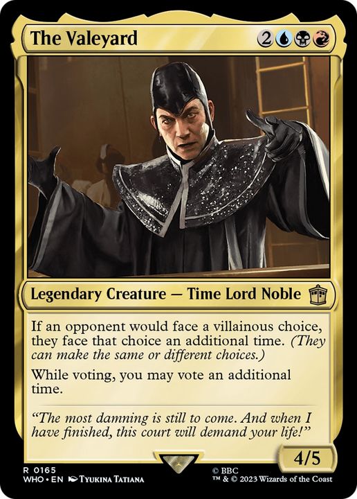 The Valeyard in the group Magic the Gathering / Sets / Doctor Who at Proxyprinters.com (78376)