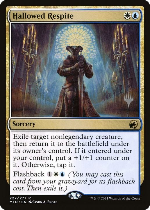 Hallowed Respite in the group Magic the Gathering / Types / Colors / Multicolors / U, W at Proxyprinters.com (7843)