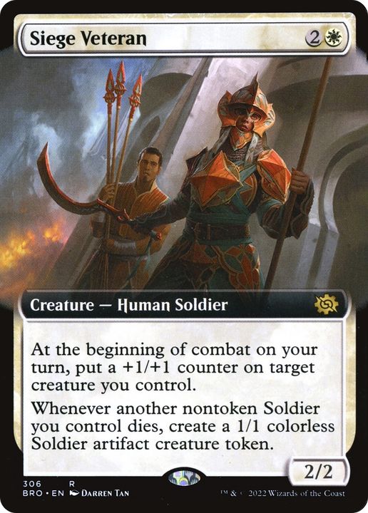 Siege Veteran in the group Magic the Gathering / Types / Colors / White at Proxyprinters.com (78431)