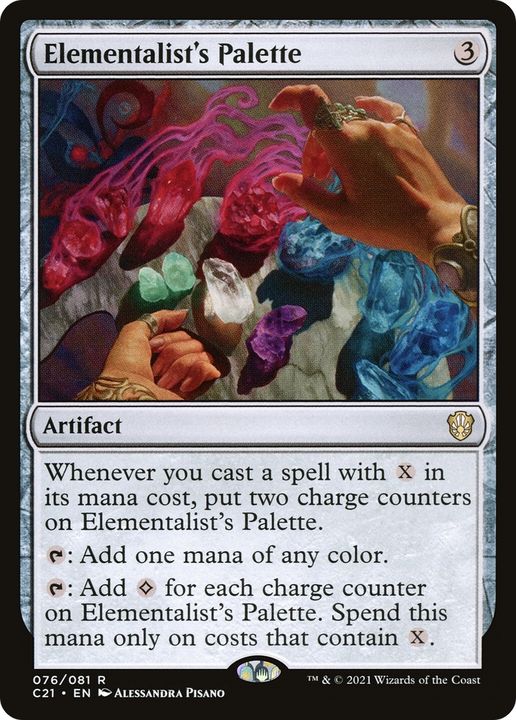 Elementalist's Palette in the group Magic the Gathering / Types / Artifacts / Artifact at Proxyprinters.com (78440)