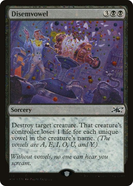 Disemvowel in the group Magic the Gathering / Types / Colors / Black at Proxyprinters.com (7845)