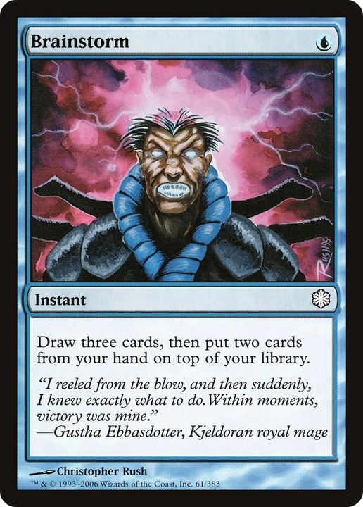 Brainstorm in the group Magic the Gathering / Sets / Coldsnap Theme Decks at Proxyprinters.com (78450)