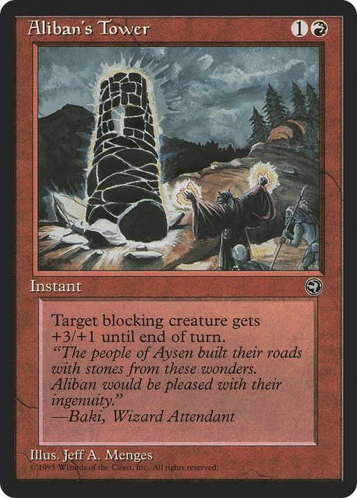 Aliban's Tower in the group Magic the Gathering / Types / Colors / Red at Proxyprinters.com (78467)