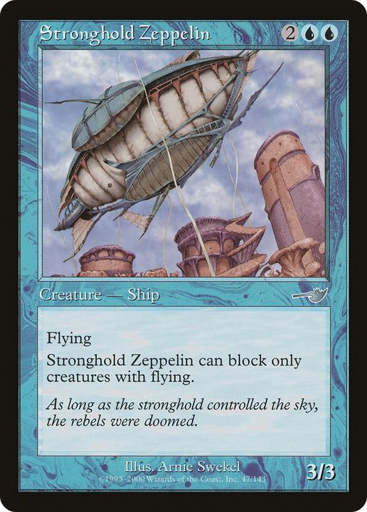 Stronghold Zeppelin in the group Magic the Gathering / Types / Colors / Blue at Proxyprinters.com (78475)