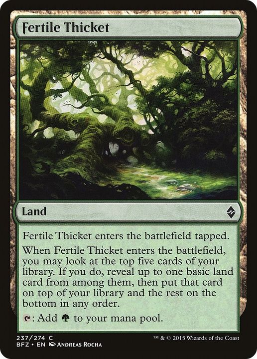 Fertile Thicket in the group Magic the Gathering / Types / Colors / Colorless at Proxyprinters.com (7849)