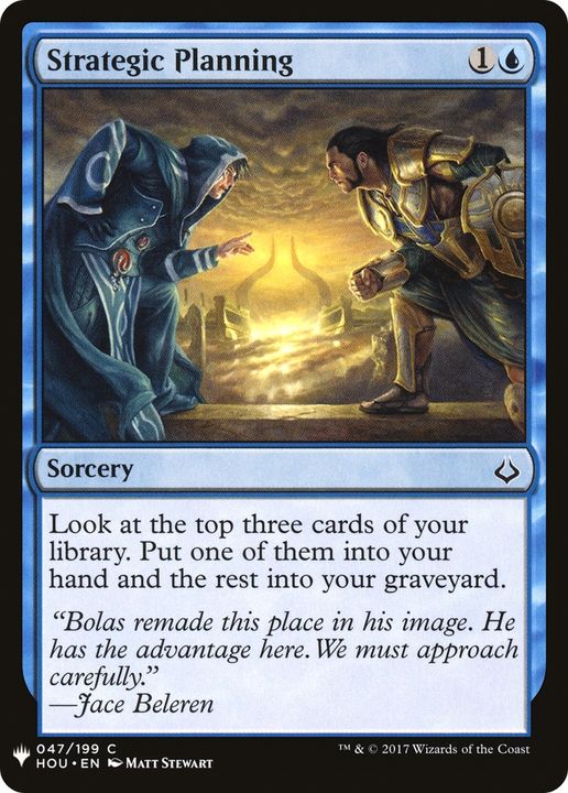 Strategic Planning in the group Magic the Gathering / Types / Colors / Blue at Proxyprinters.com (78496)