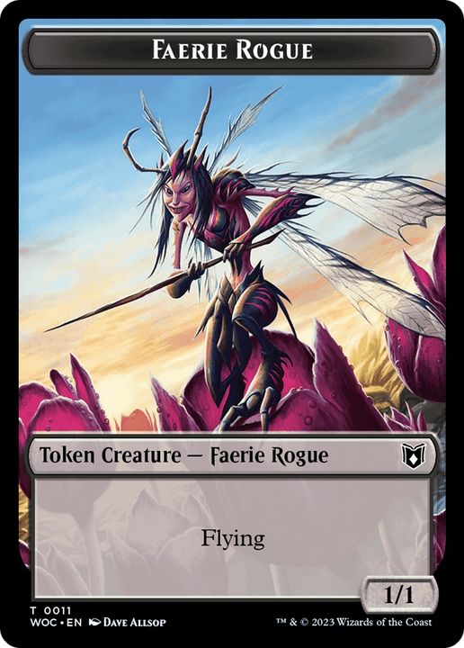 Faerie Rogue in the group Magic the Gathering / Types / Colors / Black at Proxyprinters.com (78498)