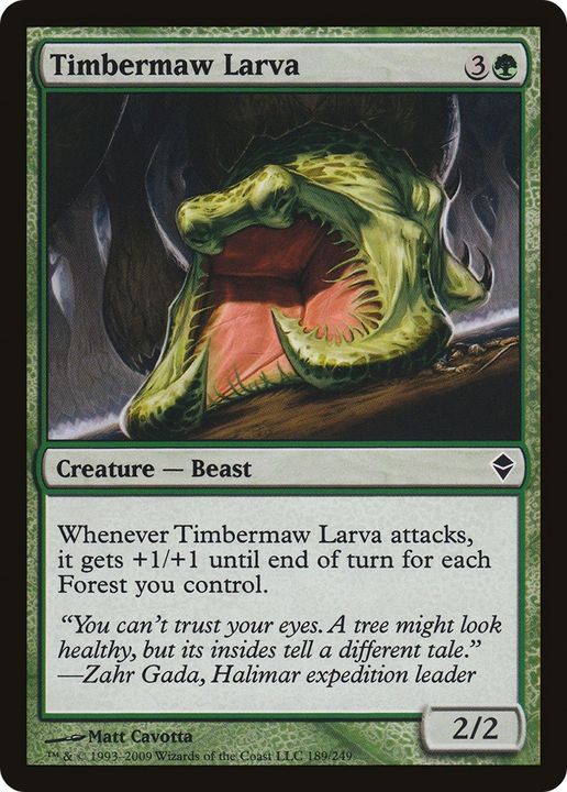 Timbermaw Larva in the group Magic the Gathering / Types / Colors / Green at Proxyprinters.com (78512)