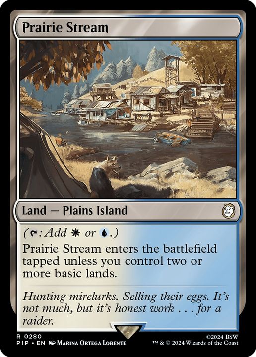 Prairie Stream in the group Magic the Gathering / Types / Land / Island at Proxyprinters.com (78533)