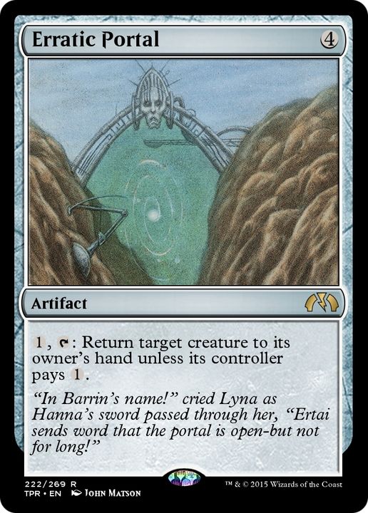 Erratic Portal in the group Magic the Gathering / Types / Artifacts / Artifact at Proxyprinters.com (78543)