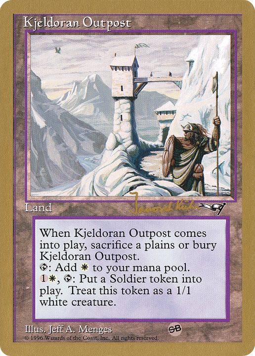 Kjeldoran Outpost in the group Magic the Gathering / Types / Colors / Colorless at Proxyprinters.com (78550)