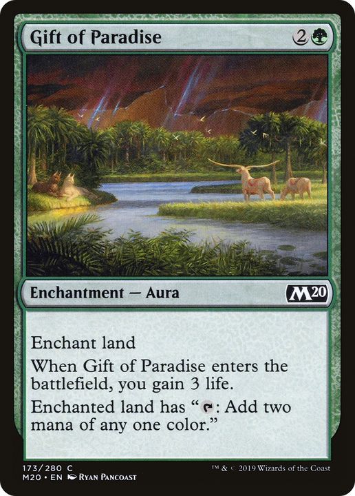 Gift of Paradise in the group Magic the Gathering / Types / Colors / Green at Proxyprinters.com (78559)